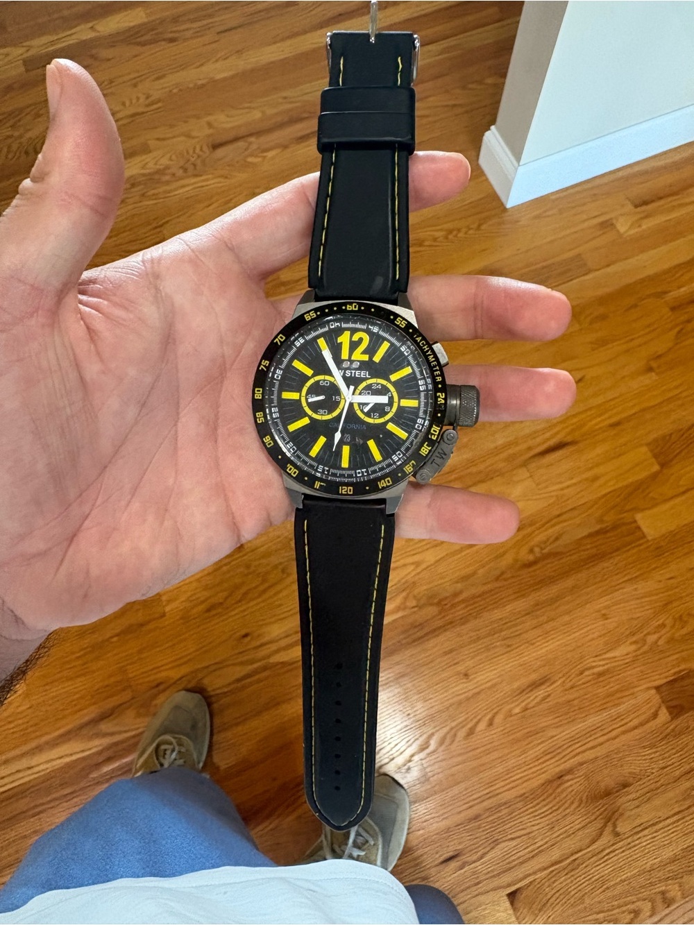 TW Steel California CE1044 Mens Watch black yellow dial